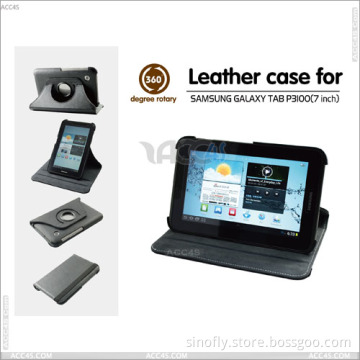 Rotatable 360 Degree Litchi Pattern PU Leather Case for Samsung Galaxy Tab2 7.0 / P3100